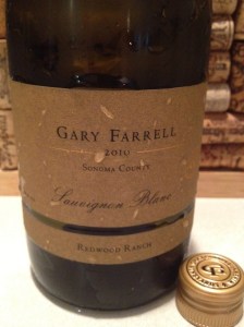 Gary Farrell 2010 Sauvignon Blanc - Redwood Ranch, Sonoma